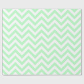 Muntwit XL Chevron ZigZag Patroon Cadeaupapier (Vlak)