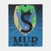 Mup Line Logo Blanket Fleece Deken (Voorkant)