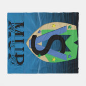 Mup Line Logo Dekbed Fleece Deken (Voorkant (Horizontaal))
