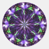 muppet face k ronde sticker (Voorkant)