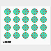 muppet gezicht ki2 ronde sticker (Vel)