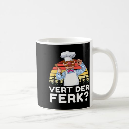 Muppet Show Swedish Chef Expletive New Funny Stic  Koffiemok (Rechts)
