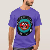 Muppets Animal Emotional Support Animal Drummer vi T-shirt (Voorkant)
