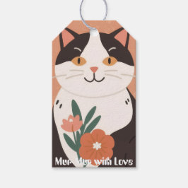 Mur-Mur with Love Custom Cute Happy Cat Cadeaulabel