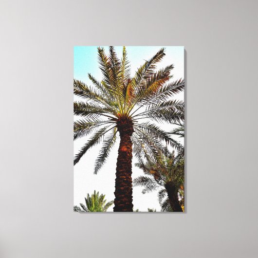 Murabba Palace Date Tree Canvas Afdruk (Voorkant)