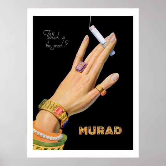 MURAD ( advertenties van 1920) Poster (Voorkant)