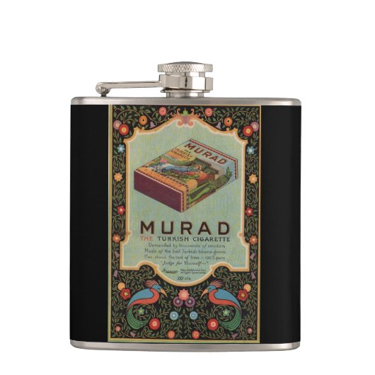 Murad Cigaretten Heupfles (Voorkant)