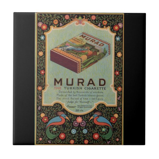 Murad Cigaretten Tegeltje (Voorkant)