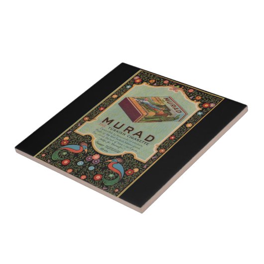Murad Cigaretten Tegeltje (Zijkant)