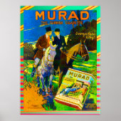 Murad sigaretten 1910 De Turkse Sigarette Poster (Voorkant)