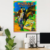 Murad sigaretten 1910 De Turkse Sigarette Poster (Thuiskantoor)