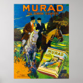 Murad sigaretten 1910 De Turkse Sigarette Poster (Voorkant)