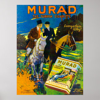 Murad sigaretten 1910 De Turkse Sigarette Poster