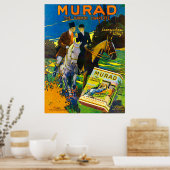 Murad sigaretten 1910 De Turkse Sigarette Poster (Keuken)