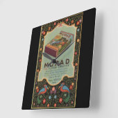 Murad sigaretten vierkante klok (Hoek)