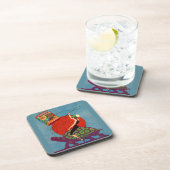 Murad sigarettendame rijder reuzenschildpad drankjes onderzetter (Rechterzijde)