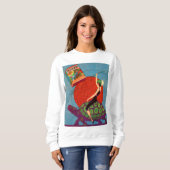 Murad sigarettendame rijder reuzenschildpad trui (Voorkant volledig)