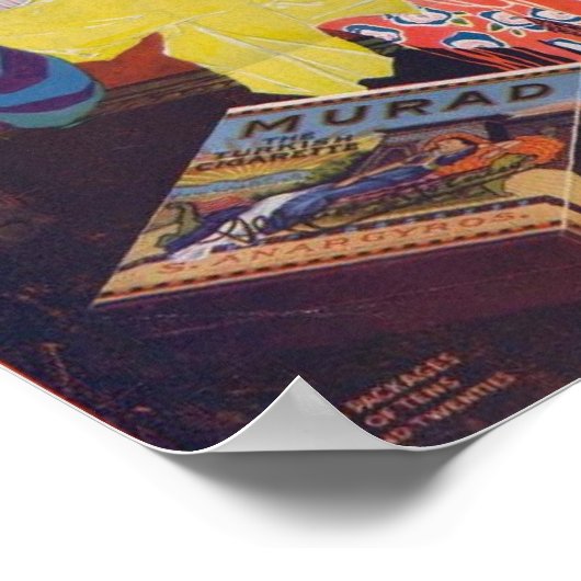 Murad Turks sigaretten 2 Poster (Hoek)