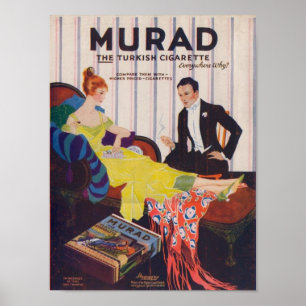 Murad Turks sigaretten 2 Poster