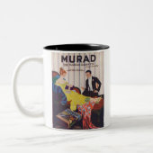 Murad Turks sigaretten 2 Tweekleurige Koffiemok (Links)
