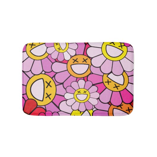 Murakami bloemen badmat (Voorkant)