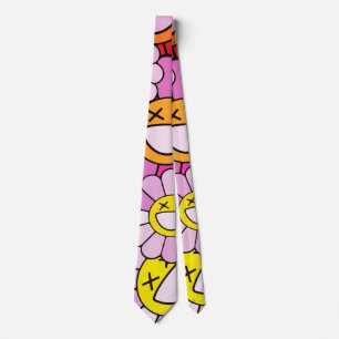 Murakami bloemen stropdas