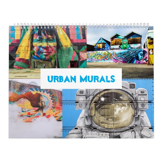 Mural Artwork Street Murals 2021 Home/Kantoor Wall Kalender (Hoes)