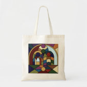 Mural Colorblock Canvas tas (Voorkant)