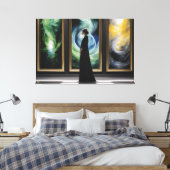 Mural of the Unknown Canvas Afdruk (Insitu (Slaapkamer))