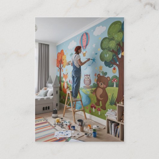 Mural Painter  Visitekaartje (Achterkant)