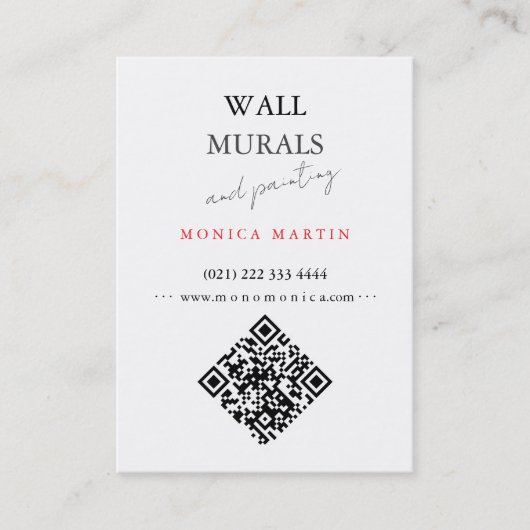 Mural Painter  Visitekaartje (Voorkant)