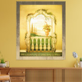 Mural van het mediterrane Uitzicht Canvas Afdruk (Insitu (Woonkamer))