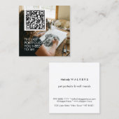 Mural wall painter vierkante visitekaartje (Voorkant / Achterkant)