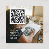 Mural wall painter  vierkante visitekaartje (Voorkant)