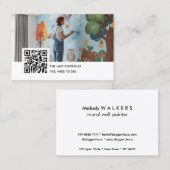 Mural wall painter  visitekaartje (Voorkant / Achterkant)