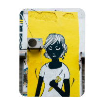 Murals angry Girl Painting Street