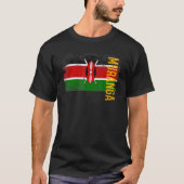 Muranga Kenya vlag voor Keniaanse Mannen Kinderen T-shirt (Voorkant)