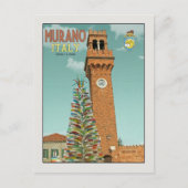 Murano Camapnile Briefkaart (Voorkant)