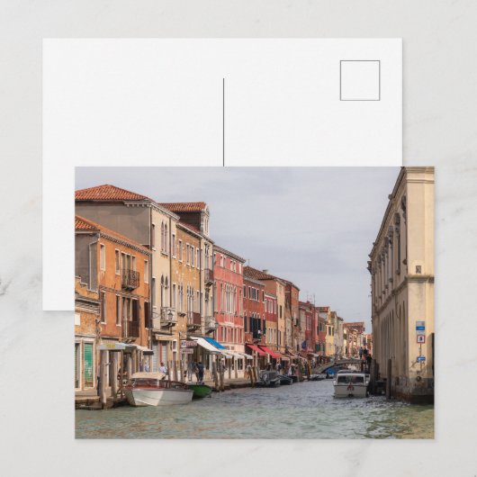 Murano Canals Briefkaart (Voorkant / Achterkant)