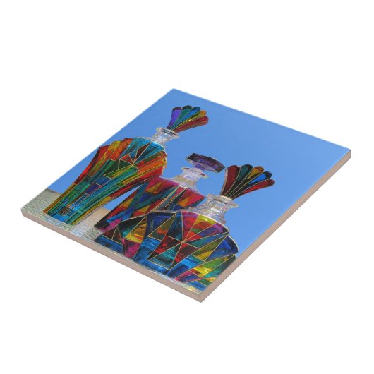 Murano Glass Decanters Tegeltje (Zijkant)