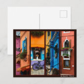 Murano, Italië 4 Aangepast fotocollage Briefkaart (Voorkant / Achterkant)