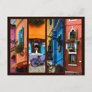 Murano, Italië 4 Aangepast fotocollage Briefkaart