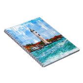 Murano Lighthouse, Venetië, Italië. Notitieboek (Rechterzijde)