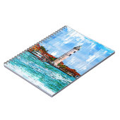 Murano Lighthouse, Venetië, Italië. Notitieboek (Linkerzijde)