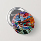 Murano Mosaic Ronde Button 5,7 Cm (Voorkant /achterkant)