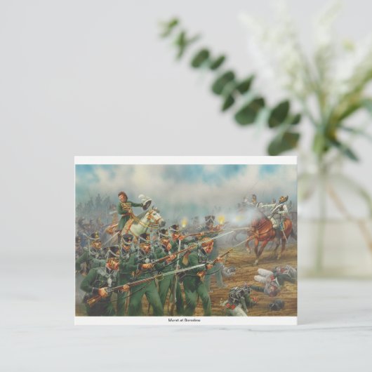 Murat op Borodino Briefkaart (Staand voorkant)