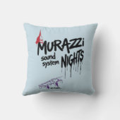 Murazzi Sound System Nights - Drip Spray Editie Kussen (Achterkant)