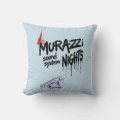 Murazzi Sound System Nights - Drip Spray Editie Kussen (Voorkant)
