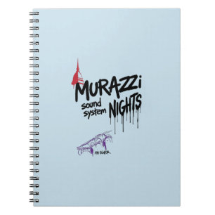 Murazzi Sound System Nights - Drip Spray Editie Notitieboek