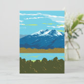 Murchison Mountains in het Fiordland National Park Bedankkaart (Staand voorkant)